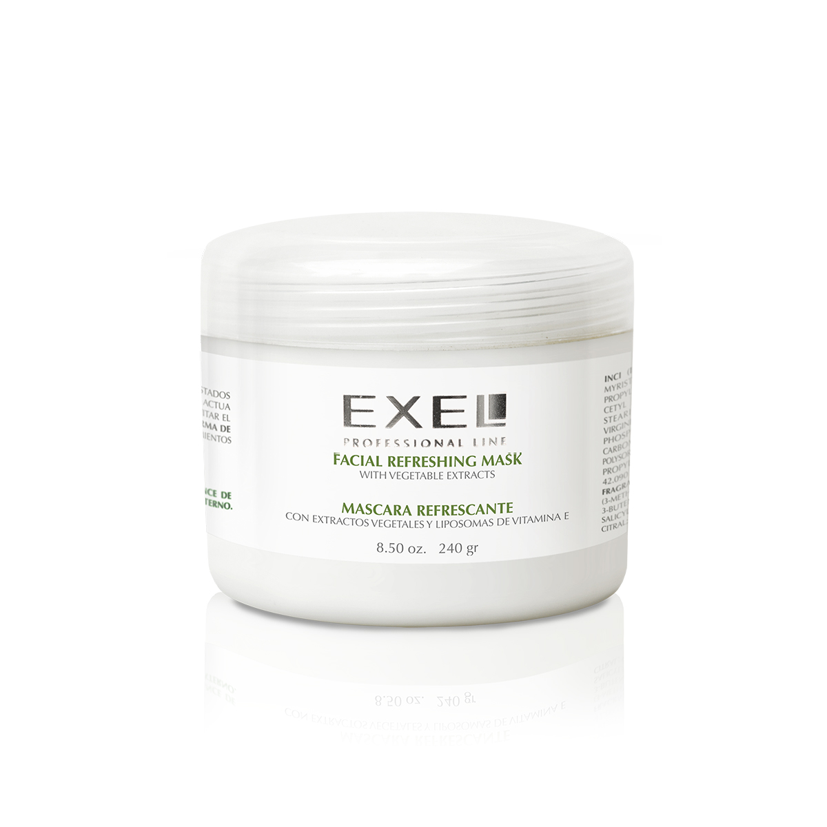 Mascara C Refrescancia C Extratos Vegetais 240grs